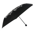 petit parapluie pliable changeant de couleur lorsqu&#39;il est mouillé 190t 210t parapluie en tissu pongé